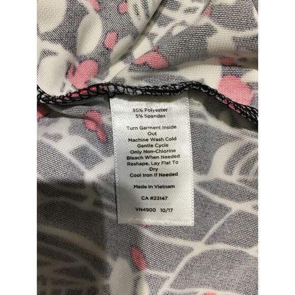 Talbots Black White Ruffle Midi Dress Size S - Picture 7 of 7